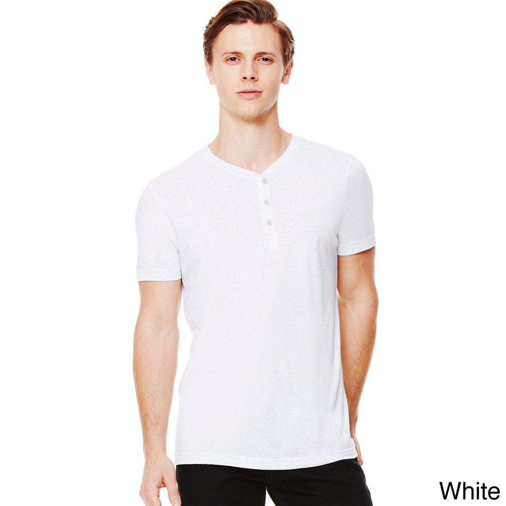 Canvas Mens Short Sleeve Henley Shirt