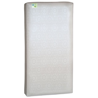 Sealy Soybean Everedge Foam-core Crib Mattress with Waterproof Cover - almond