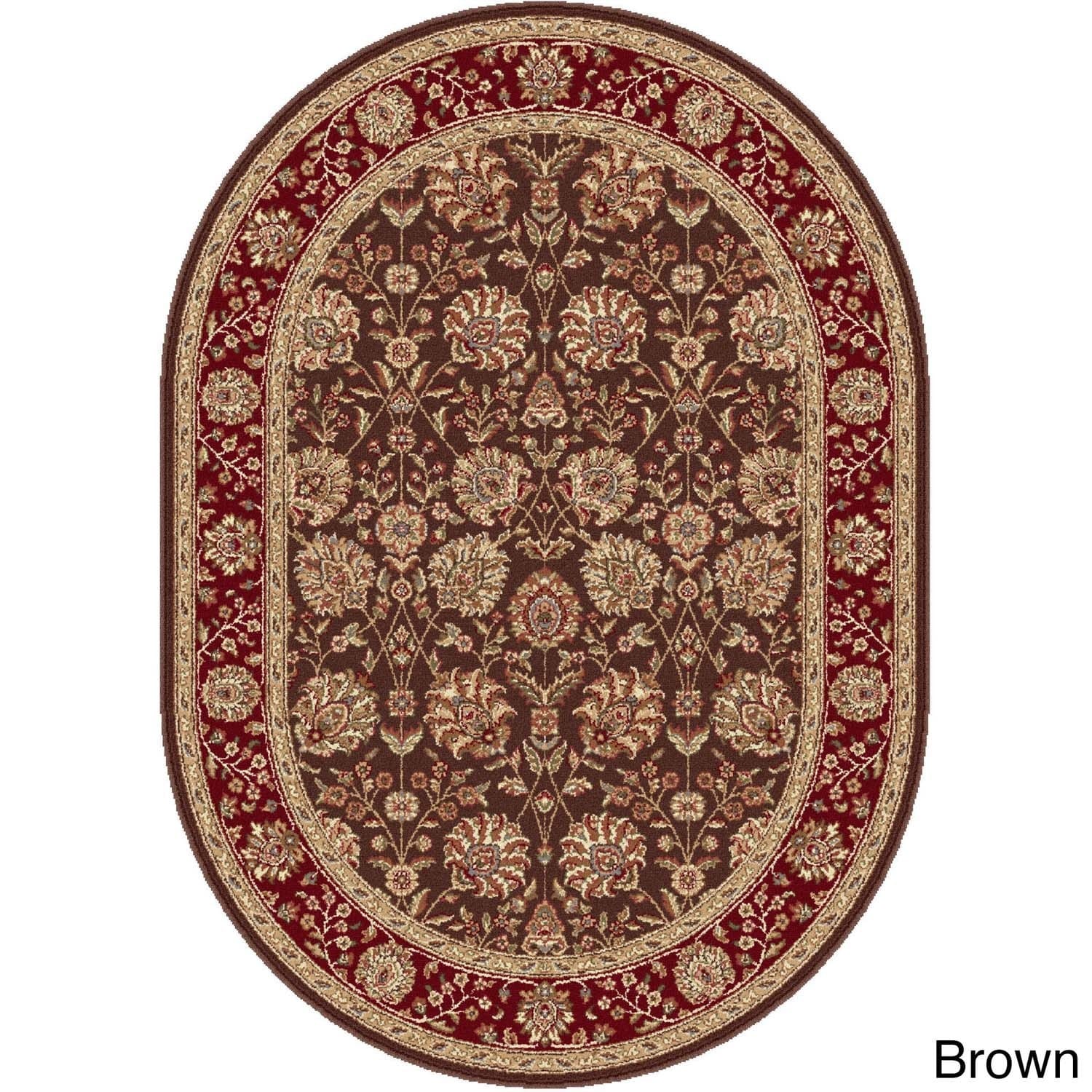 Rhythm 105332 Transitional Area Rug (5 3 X 7 3 Oval)