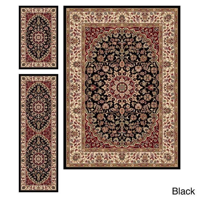 Rhythm 105390 3 piece Transitional Area Rug Set