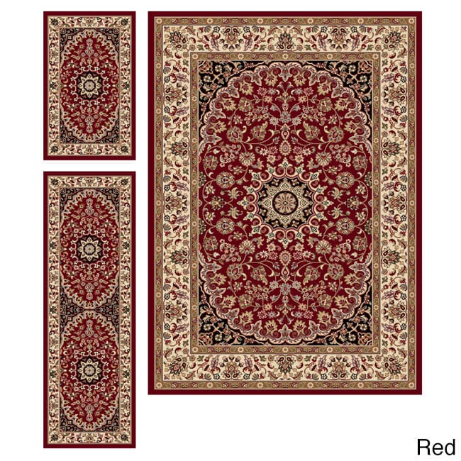 Rhythm 105390 3 piece Transitional Area Rug Set