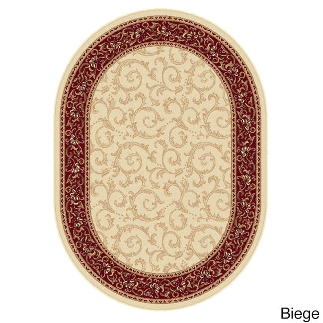 Rhythm 105400 Transitional Area Rug (67 X 96 Oval)