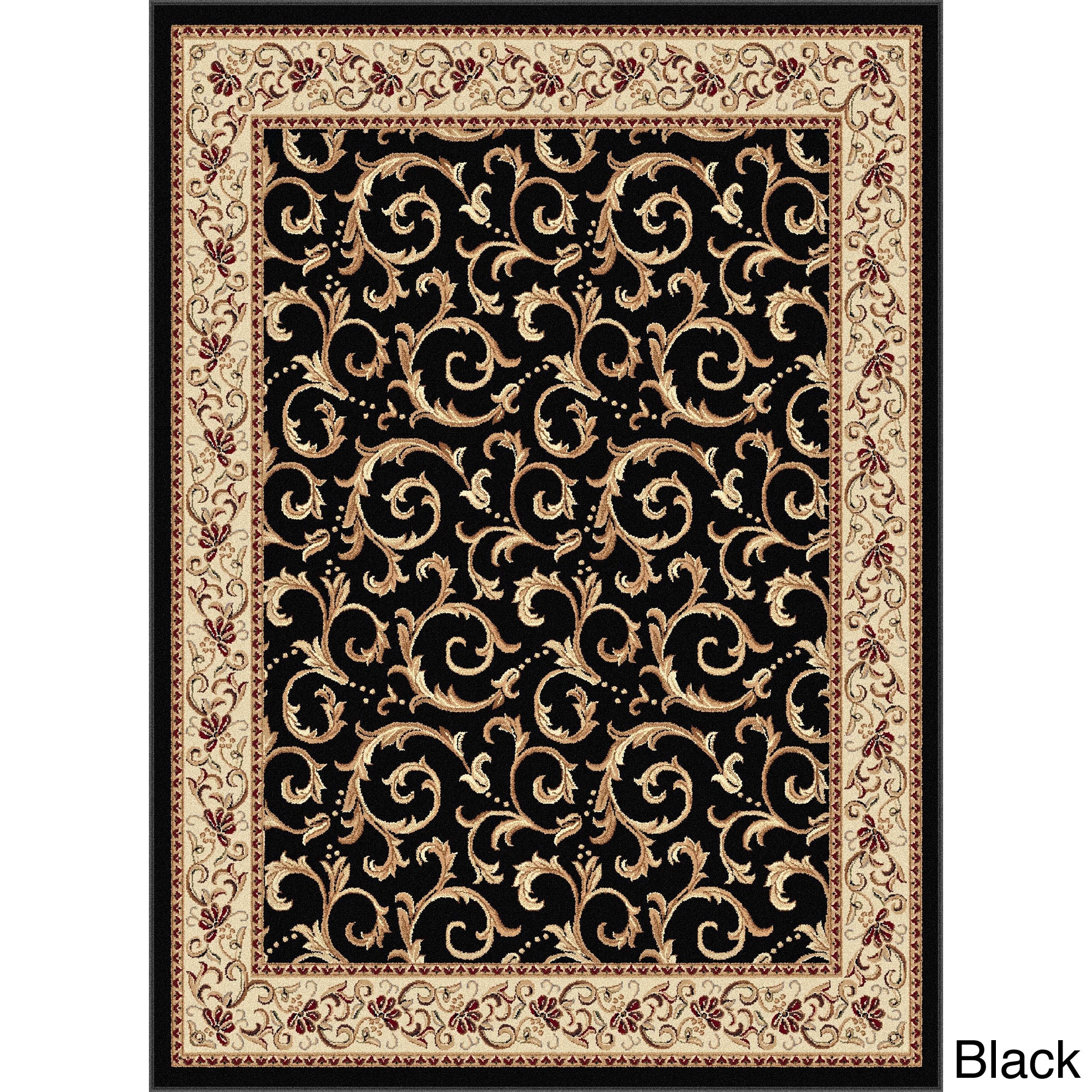 Rhythm 105400 Transitional Area Rug (93 X 126) (Varies based on option selectedSecondary Colors Beige, green, blueShape RectangleTip We recommend the use of a non skid pad to keep the rug in place on smooth surfaces.All rug sizes are approximate. Due t