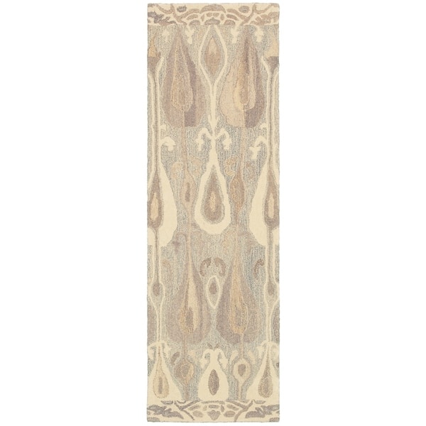 Alana Abstract Hand Made Native Colored Wool Area Rug Overstock 8938975