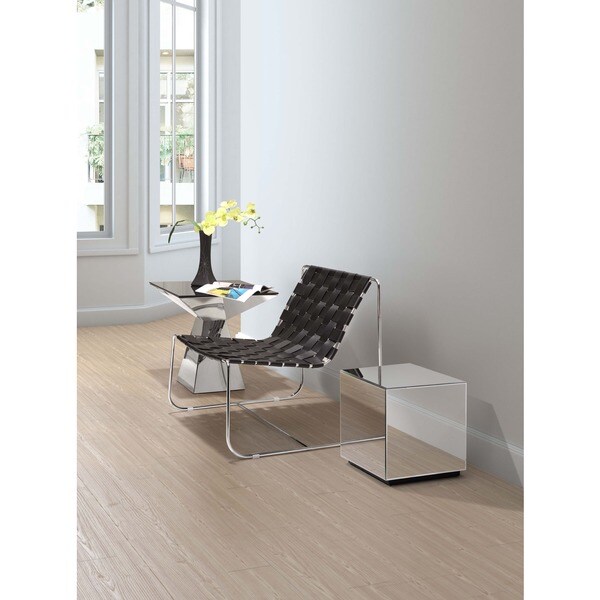 Cubo Mirrored Side Table Free Shipping Today 16152731