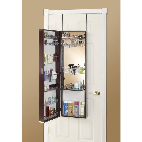 Shop Porch Den Buckman Over The Door Mirror Makeup Vanity