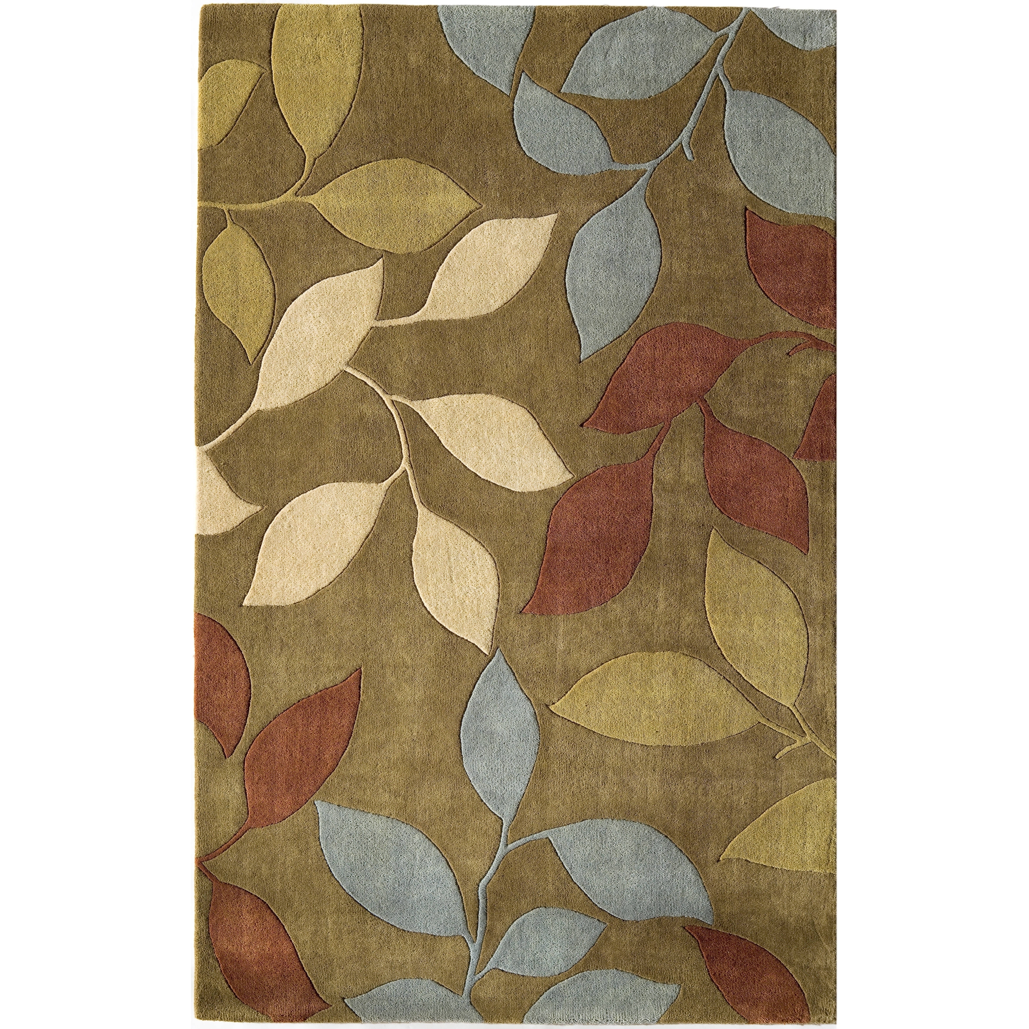 Pacific Autumn Premium Wool Area Rug (5 X 8)