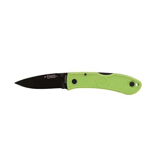 Ka bar Mini Dozier Folder Knife (GreenBlade materials Stainless steelHandle materials NylonBlade length 2.25 inchesHandle length 3.5 inchesWeight 2.4 poundsDimensions 5.75 inches long x 2 inches wide x 1 inch highBefore purchasing this product, plea