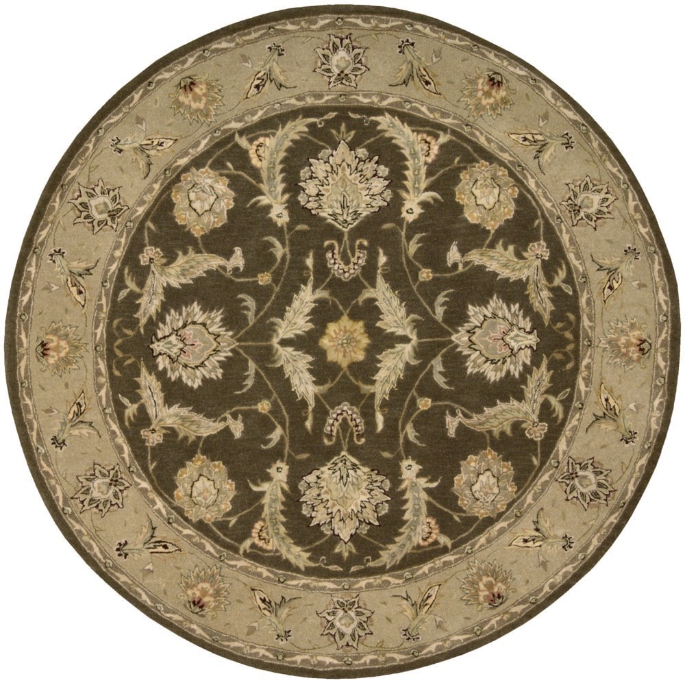 Nourison 3000 Brown Rug (6 X 6 Round)