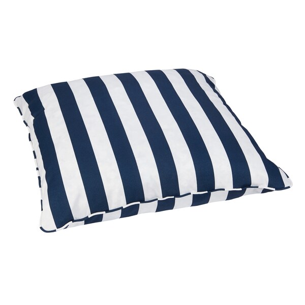 Large navy shop cushions