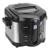 Deep Fryer - 4-Liter Electric Oil Fryer - 1 Large Basket and 2 Small for  Dual Use by Classic Cuisine - On Sale - Bed Bath & Beyond - 18214605