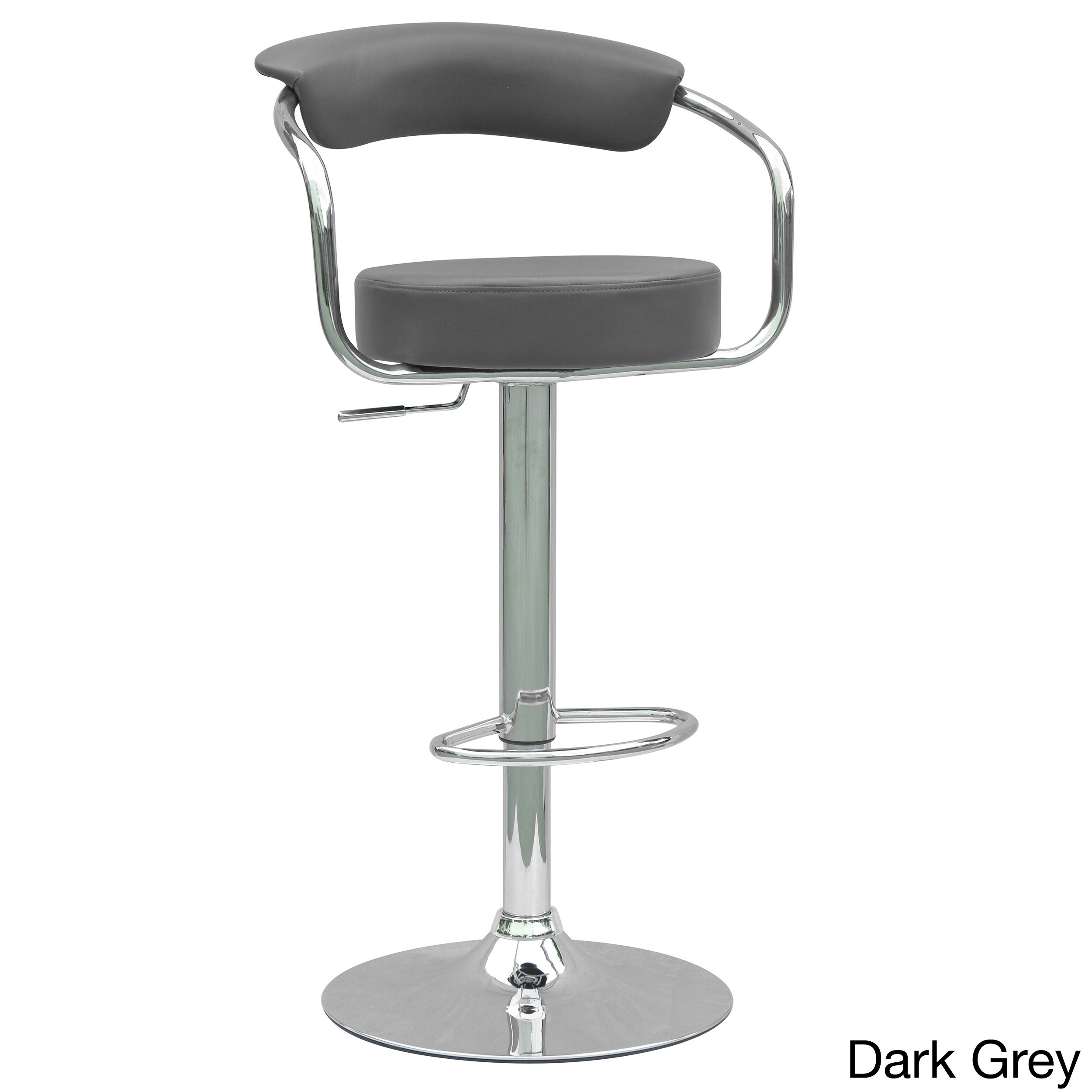 Somette Pneumatic Gas Lift Adjustable Modern Swivel Stool - Bed