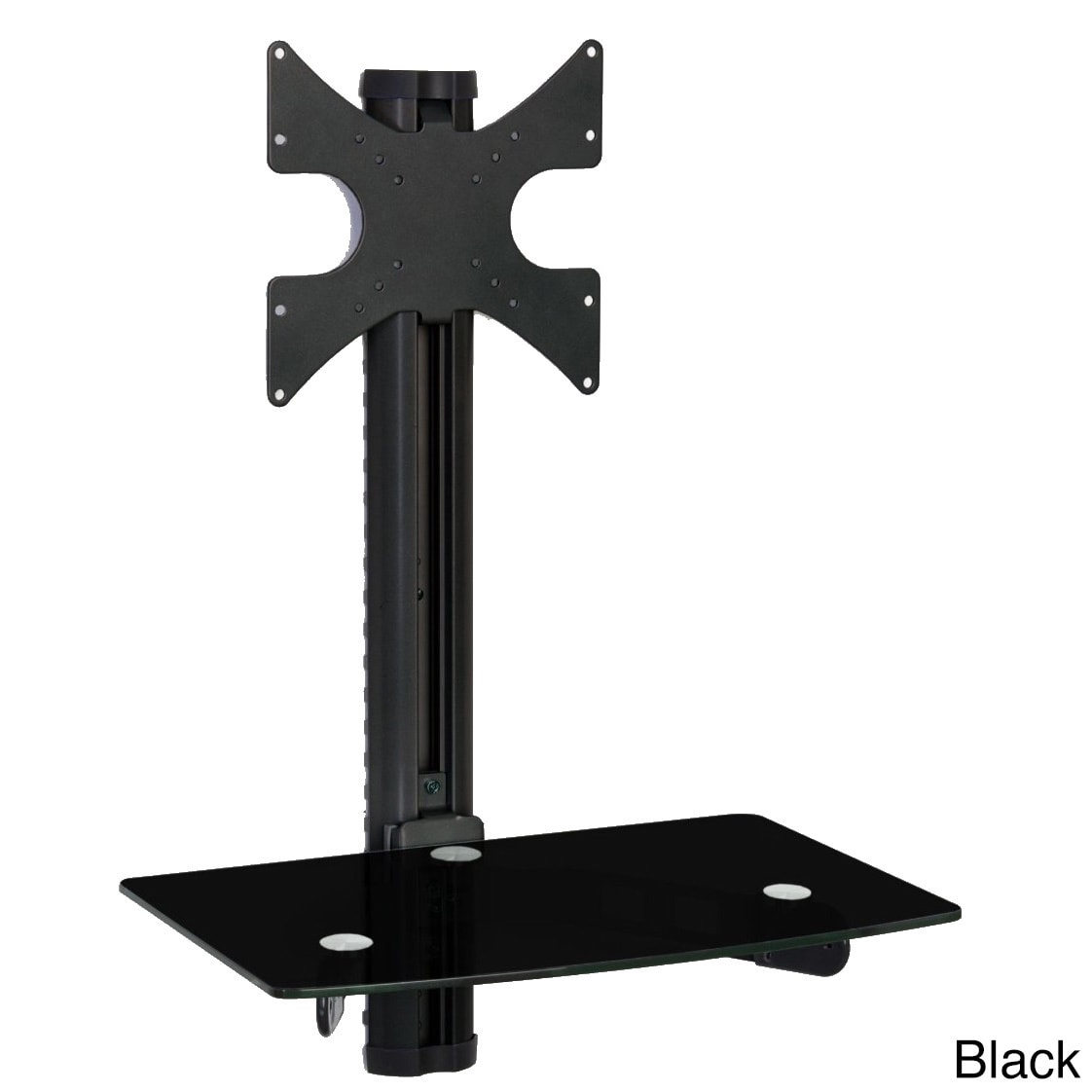 Mount it Wall mount Tv And Adjustable Component Shelf Holder