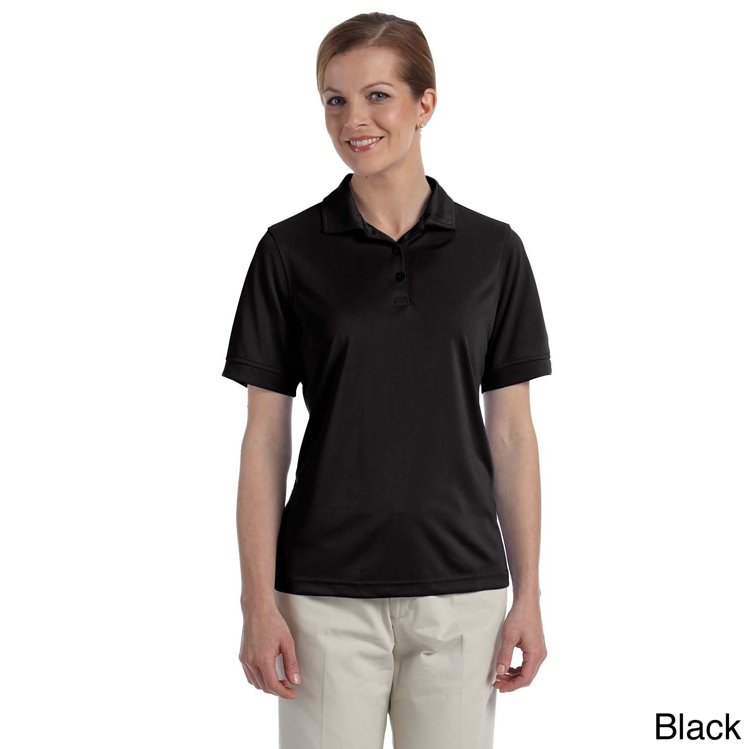 Ashworth Womens Performance Wicking Pique Polo Shirt