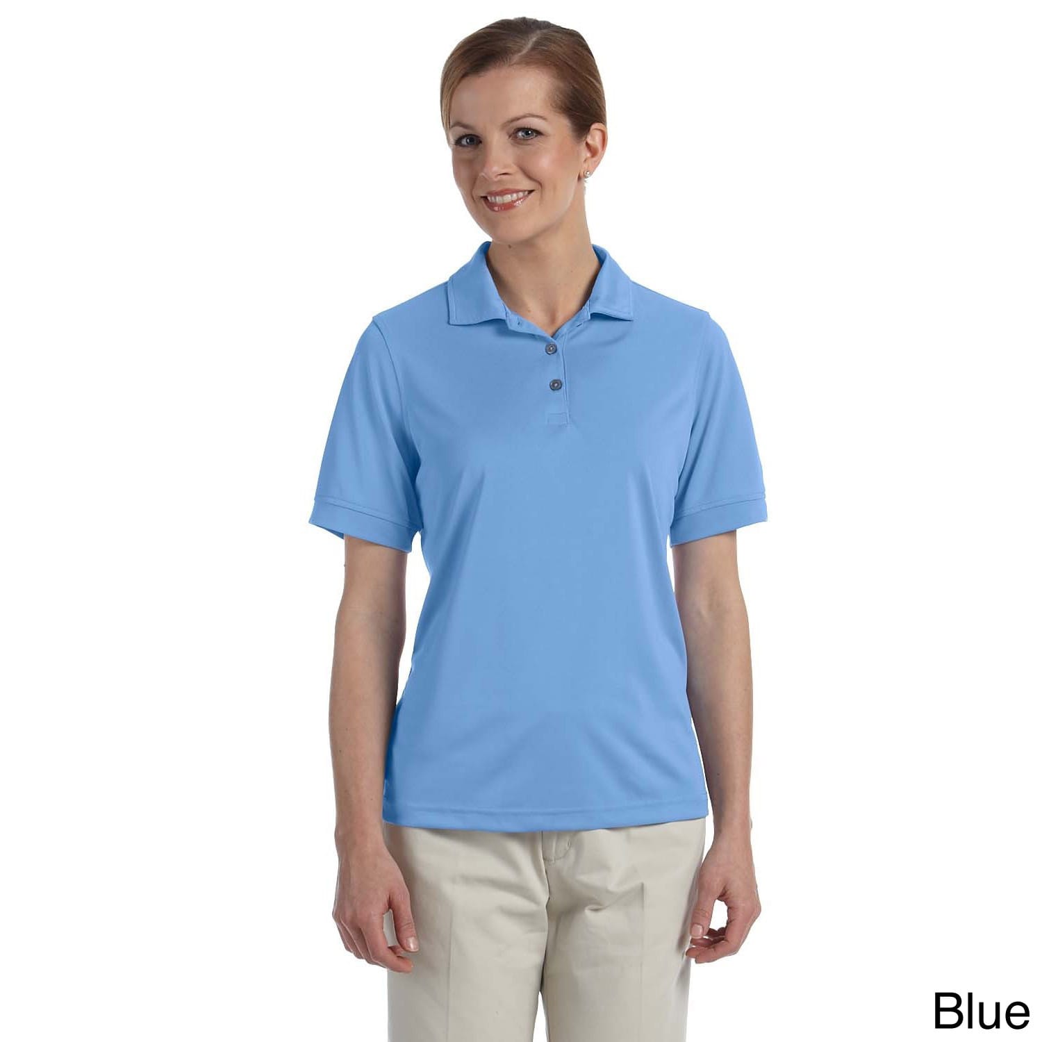 Ashworth Womens Performance Wicking Pique Polo Shirt