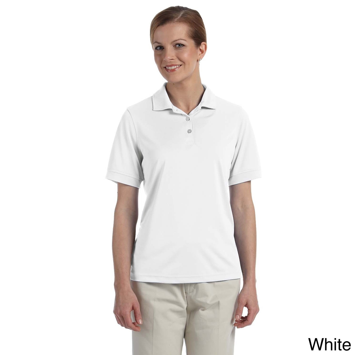 Ashworth Womens Performance Wicking Pique Polo Shirt