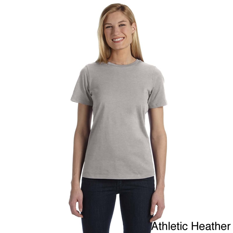 Bella Bella Womens Missy Jersey Crew Neck T shirt Grey Size XXL (18)