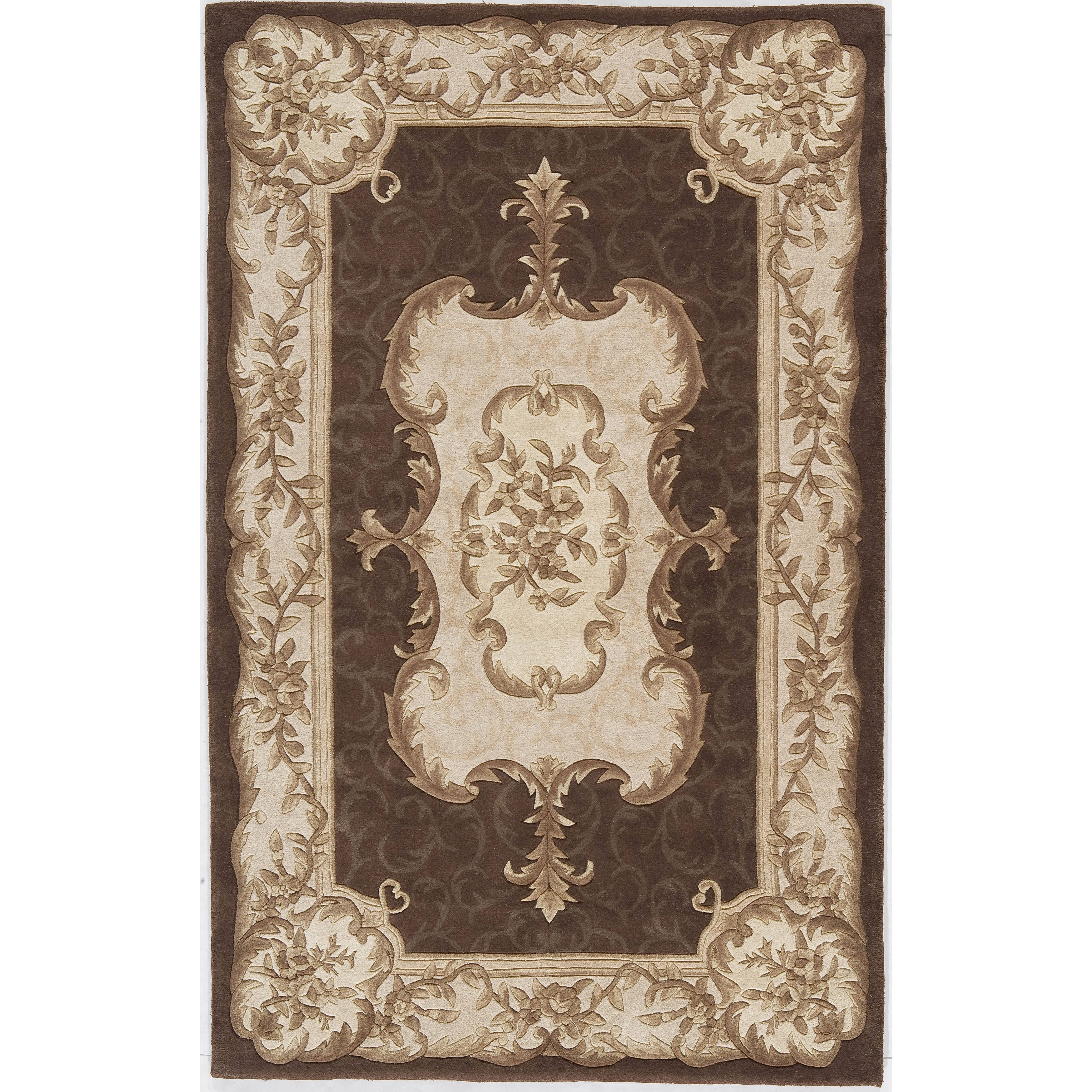 Renaissance Brown Area Rug (5 X 8)