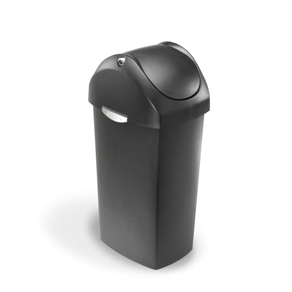 simplehuman 60liter Plastic Swing Lid Step Can Overstock 8942143