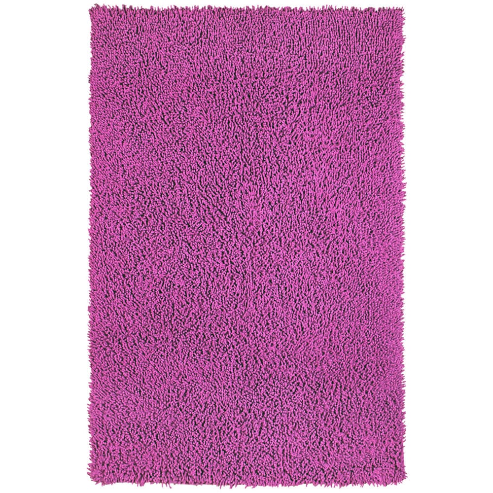 Orchid Shagadelic Chenille Shag Rug (26 X 42)