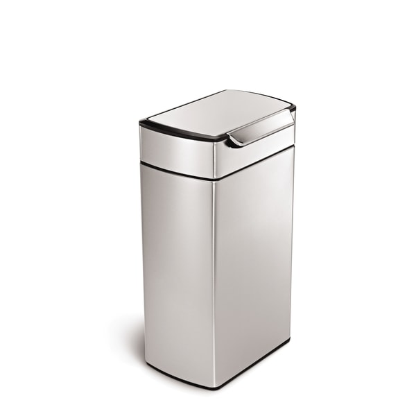 simplehuman Rectangular Touch Bar Trash Can   16155368  