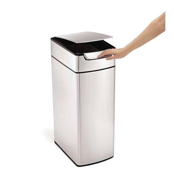 simplehuman 40 Liter Slim Touch-Bar Trash Can - Bed Bath & Beyond