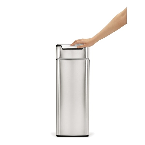 simplehuman 40 Liter Slim Touch-Bar Trash Can - Bed Bath & Beyond