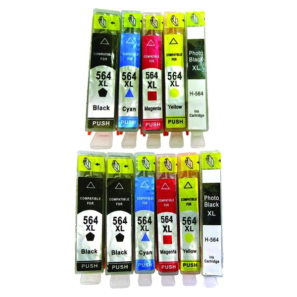 11 PK Compatible HP 564XL CN684WN CB323WN CB324WN CB325WN Ink Cartridges For PhotoSmart 7510 7520 D5460 C5383 C309 D5400 C6383 Inkjet Cartridges