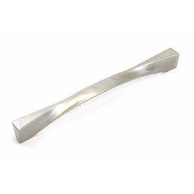 Contemporary 8-inch Twist Stainless Steel Finish Cabinet Bar Pull Handle (Set of 10)