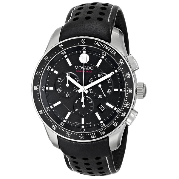 Movado Men's Series 800 Black Dial Performance Watch Movado Men's Movado Watches