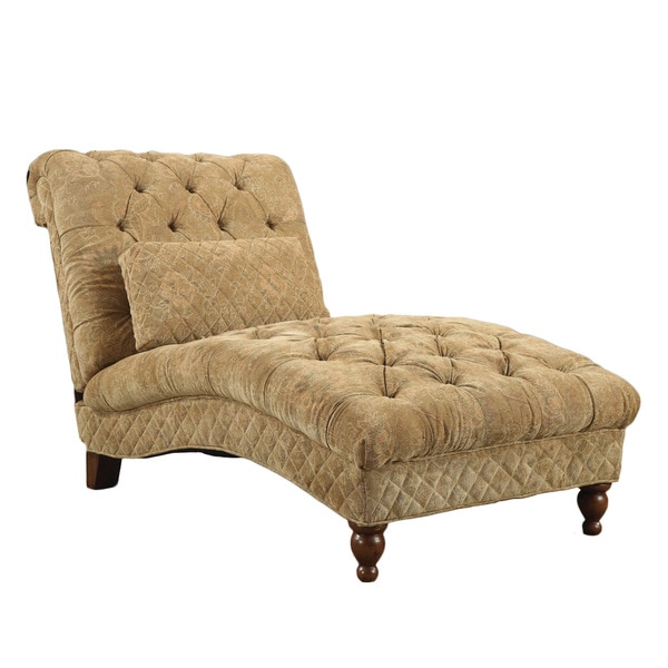 Coaster Company Golden Toned Accent Chaise - Free Shipping Today ...