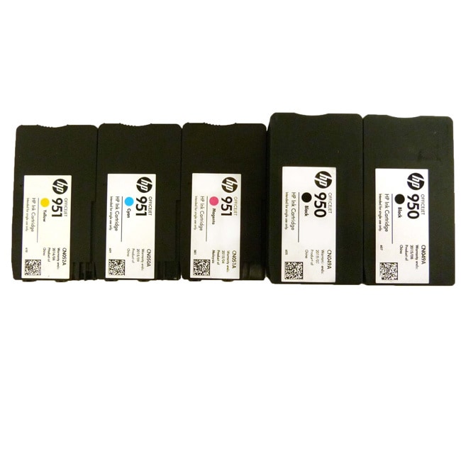 5pk Genuine Oem Hp 950 951 Cn049a Cn050a Cn051a Cn052a Ink Cartridge Hp Officejet Pro 200 251 276 8100 8600 N911 N811