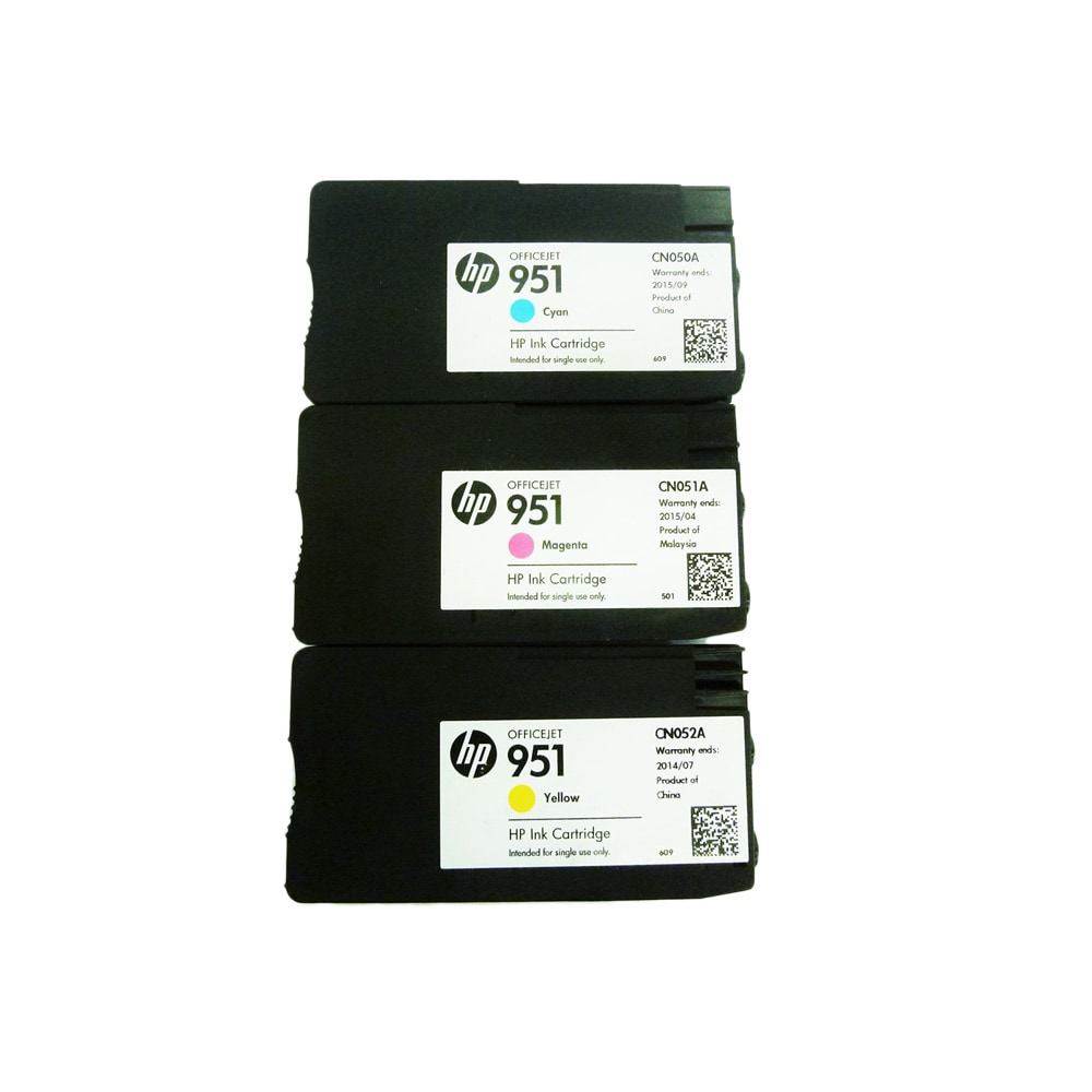 3pk Hp 951 Cr314fn 140 Genuine Oem Cn050a Cn051a Cn052a Ink Cartridge Hp Officejet Pro 200 251 276 8100 8600 N911 N811