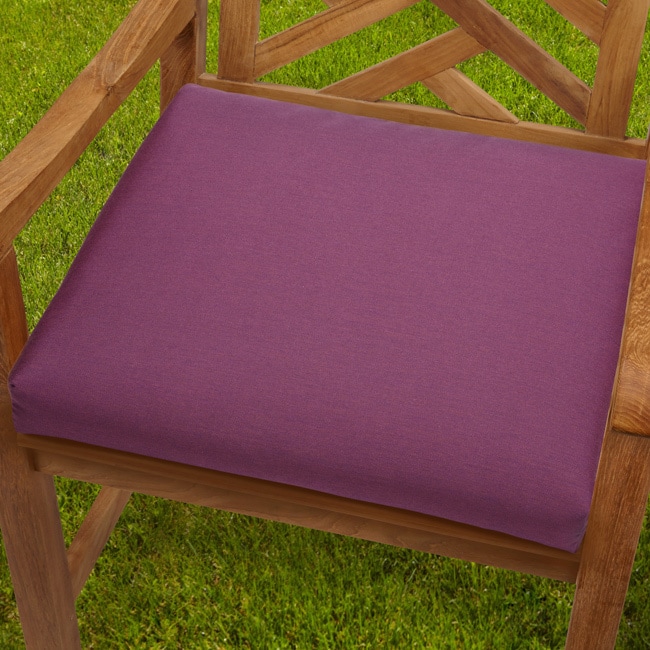 Bristol 19 inch Purple Orchid Chair Cushion With Sunbrella Fabric