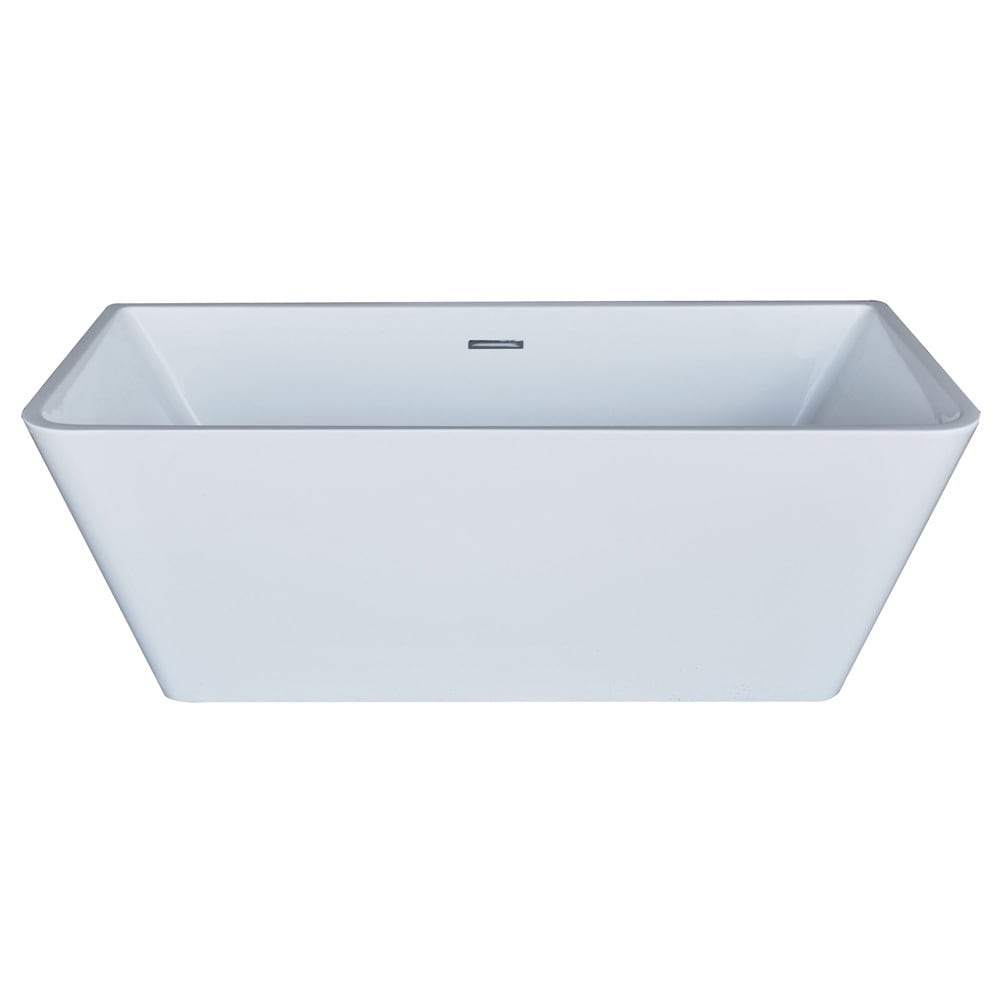 Mountain Home Blanc 32x67 inch Acrylic Soaking Freestanding Bathtub