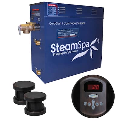 SteamSpa Oasis 12kw Steam Generator Package in Oil Rubbed Bronze
