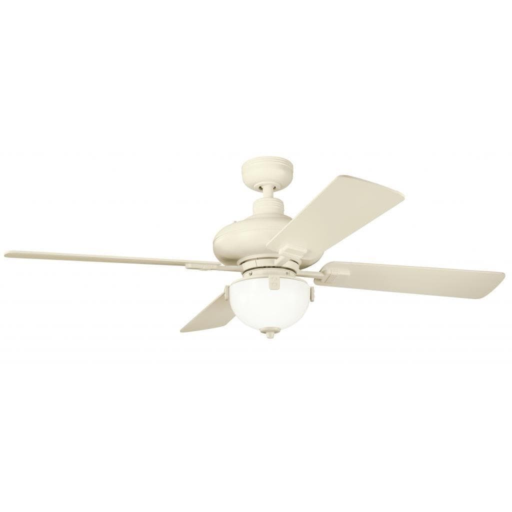 Transitional Adobe Cream finished Ceiling Fan And Light Kit