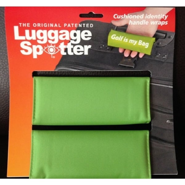 GREEN Luggage Strap Suitcase Belt Bag Identifier Confidential Pocket for ID 1