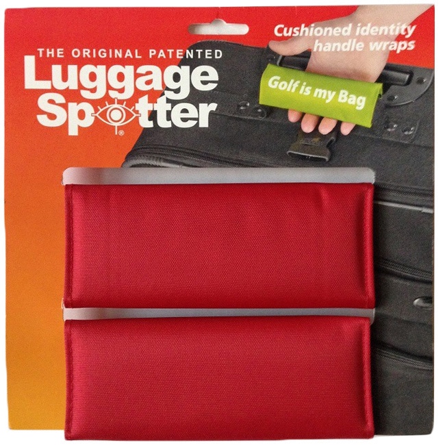 Original Patented Bright Red Luggage Spotter (set Of 2)