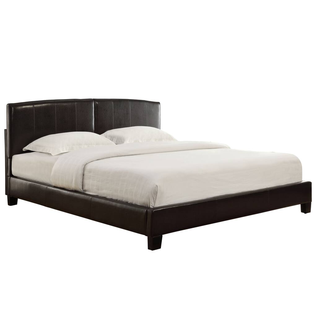 Arched Chocolate Platform Bed Frame