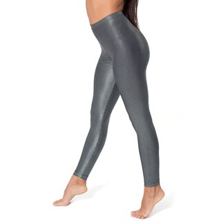 american apparel silver leggings