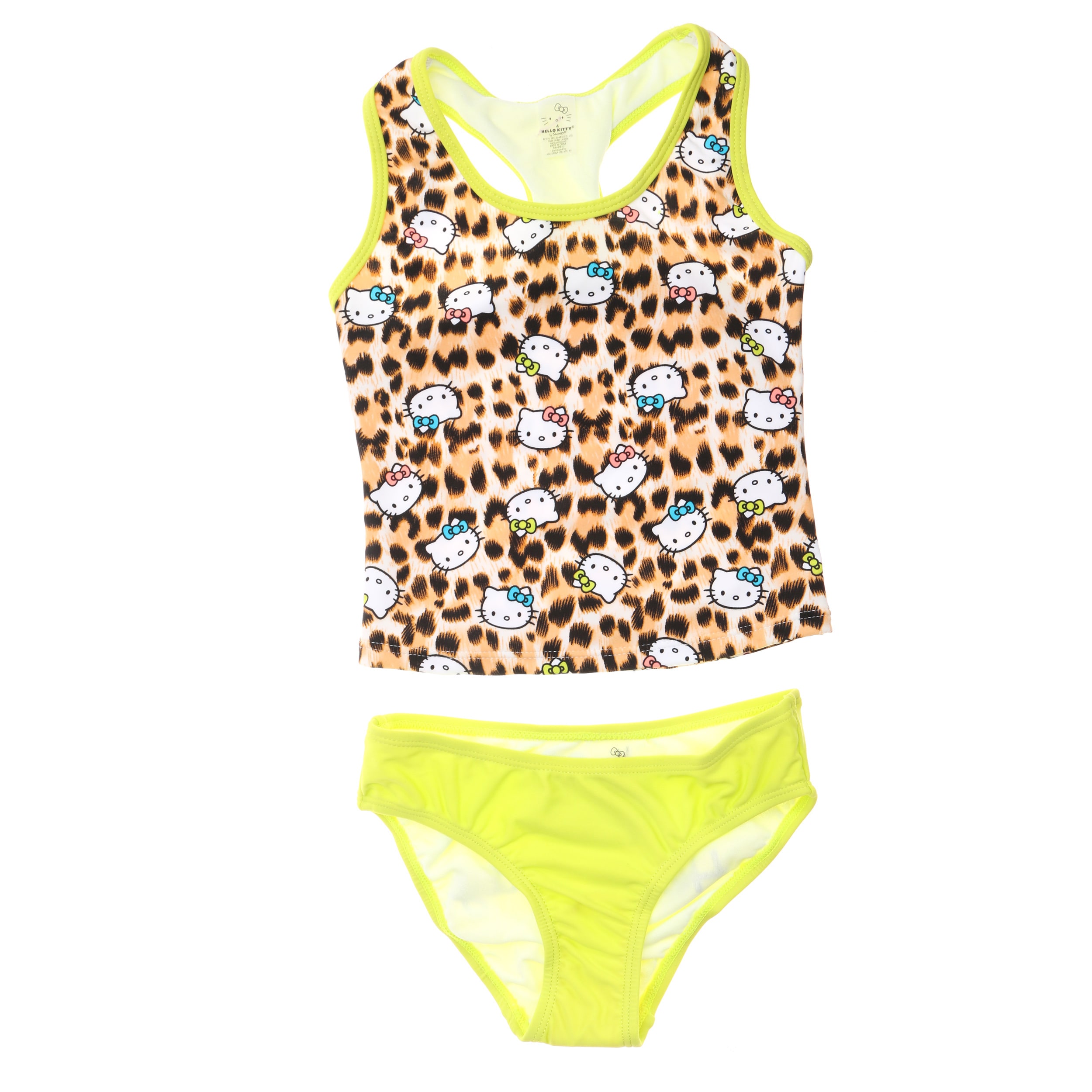 Hello Kitty Girls 2 piece Tankini Swim Suit