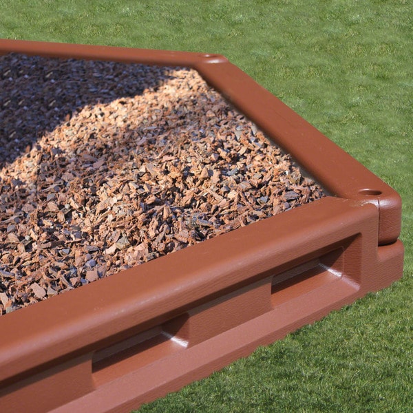 KidWise Brown Molded Plastic 6-inch Playground/ Landscape Borders (Case of 24)