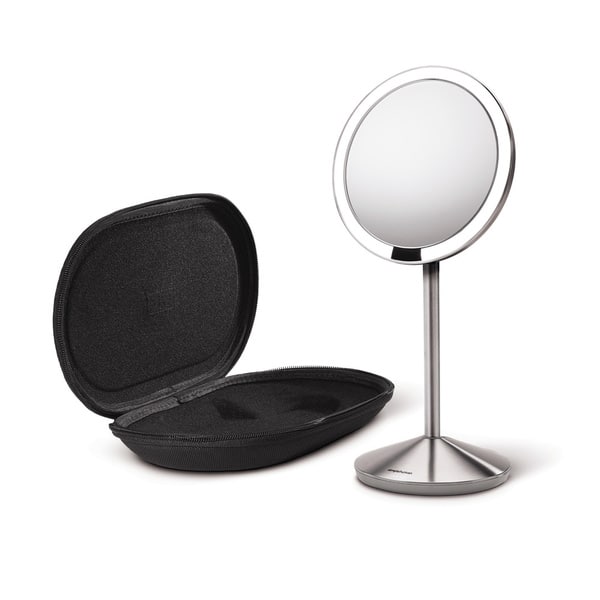 Shop Simplehuman 5 Rechargeable Mini Lighted Sensor Vanity Mirror Silver Overstock 8947639