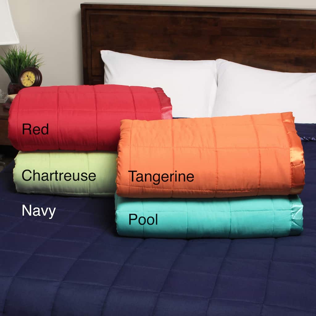 Expressions Down Alternative Bright Solid Colored Blanket