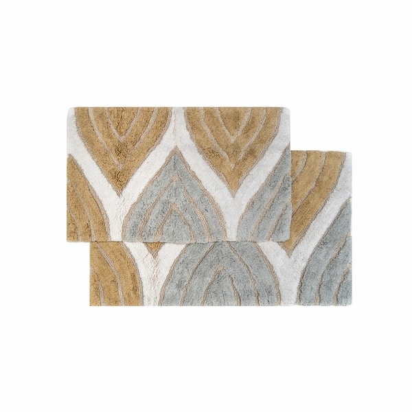 Chesapeake 2-Piece Davenport Bath Rug Set - Spa