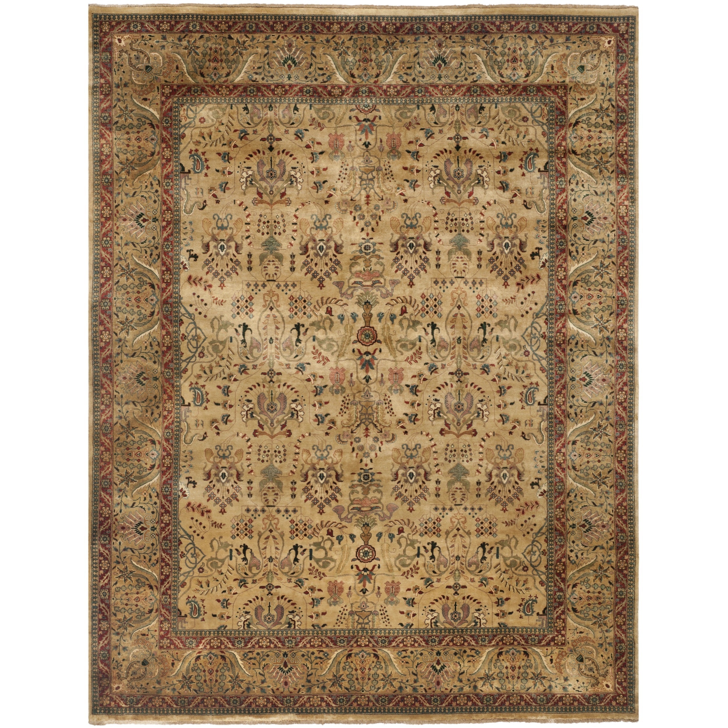 Safavieh Hand knotted Farahan Sarouk Ivory/ Gold Wool Rug (8 X 10)