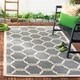 Safavieh Courtyard Charleen Moroccan Indoor/ Outdoor Rug - Thumbnail 1