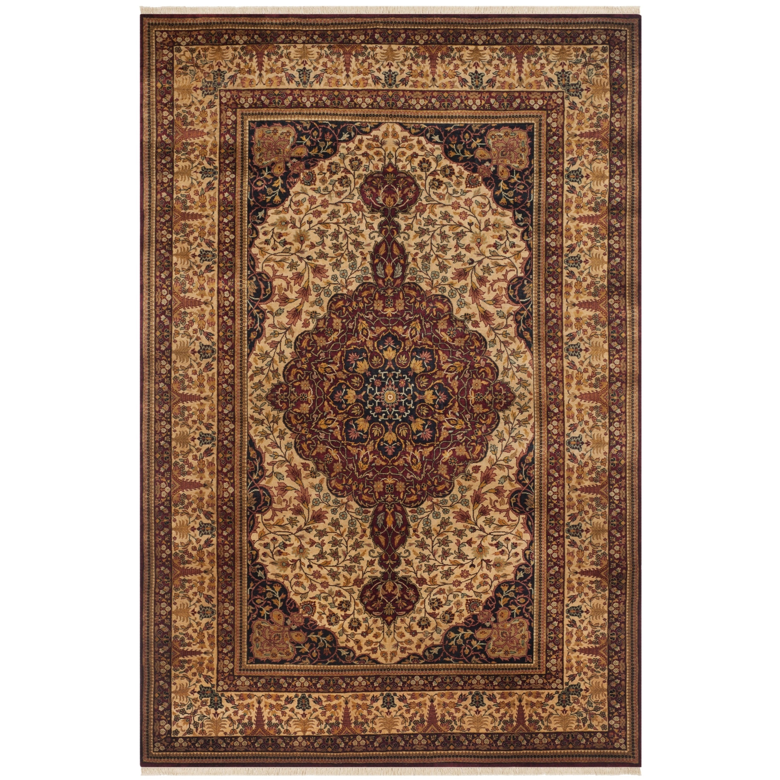 Safavieh Hand knotted Lavar Multi Wool Rug (6 X 9)