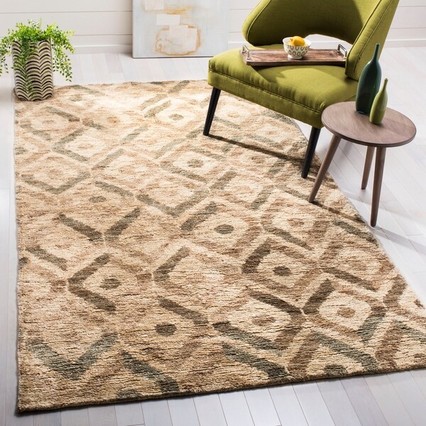 Shop Safavieh Handknotted Bohemian Bleach/ Brown Jute Rug 5' X 8
